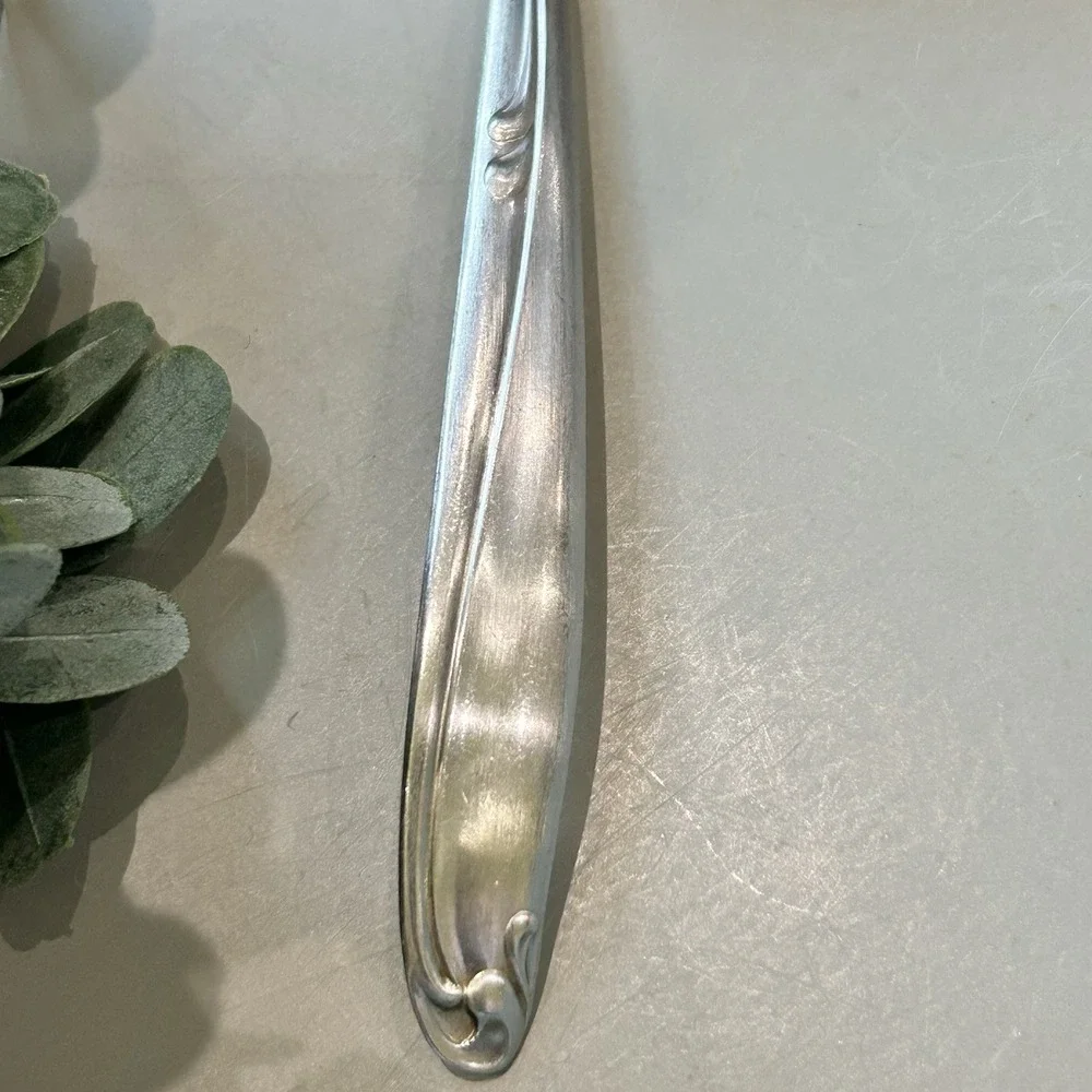 Simeon l George H‎ Rogers Company Vintage Stainless Ladle Spoon